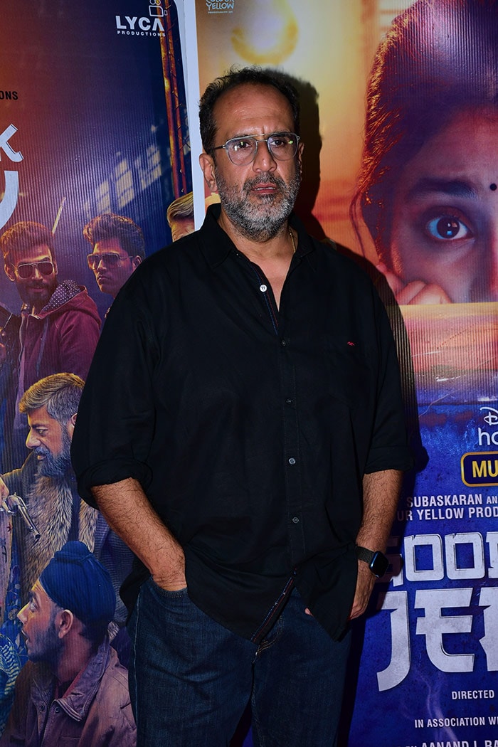 Aanand L Rai posed for the shutterbugs.