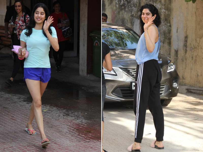 Janhvi And Khushi All Energized After Their Gym Sessions