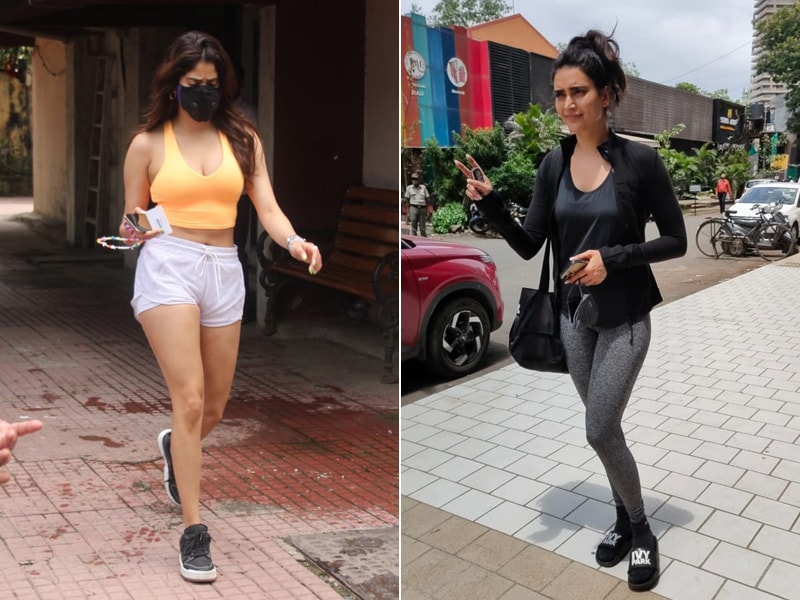 Photo : It Was A Gym, Work Out, Repeat Kinda Day For Janhvi, Karishma
