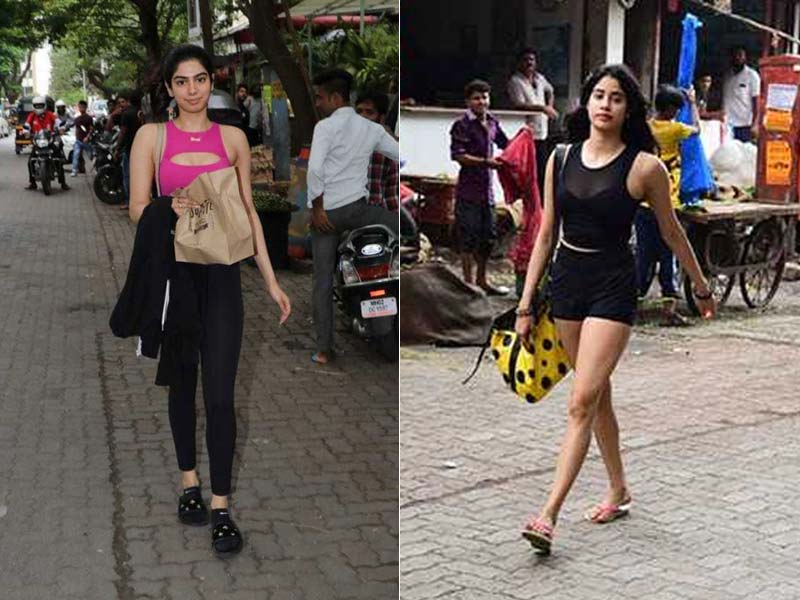 Kapoor Sisters Janhvi  And Khushi Are Regular With Their Gym Dates