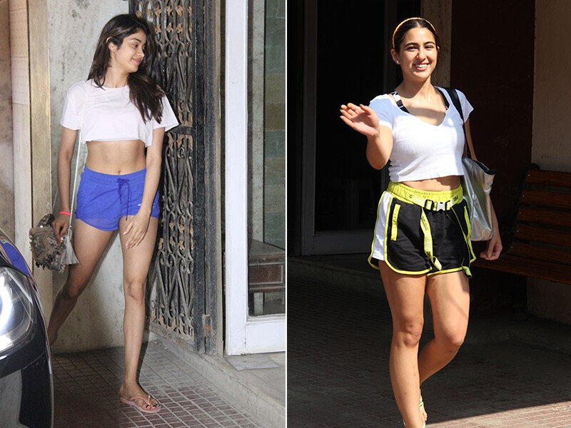 Janhvi Kapoor And Sara Ali Khan's Gym Diaries