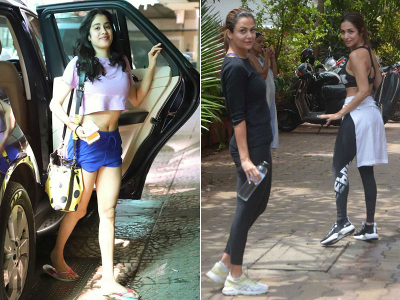 A Day In The Life Of Janhvi And Malaika And Amrita