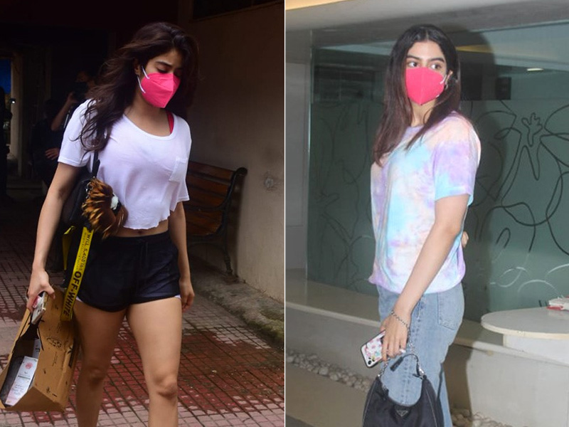 Tuesday Was About Work For Sisters Janhvi And Khushi