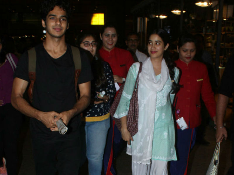 <I>Dhadak</I> Is Keeping Janhvi, Ishaan Busy