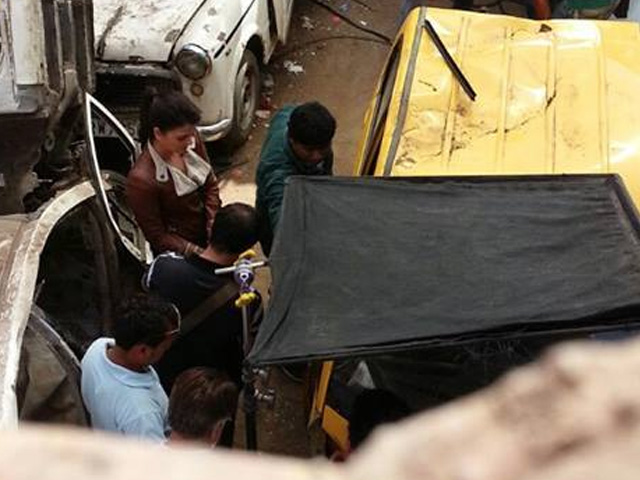 Aishwarya Gets Her Hands Dirty For <I>Jazbaa</I>