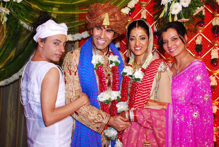 The couple got married at the ISKCON temple in Mumbai. The wedding is followed by a reception, which will be in Catholic style.