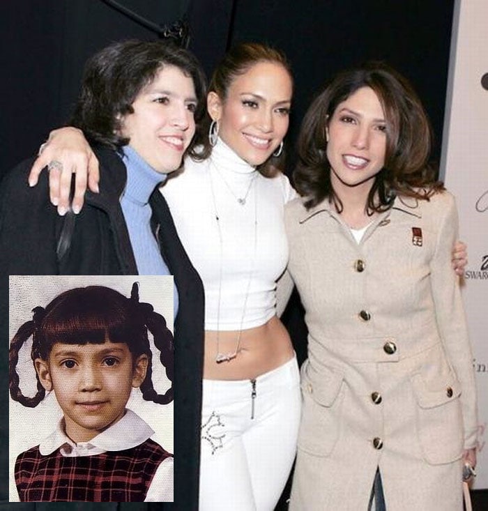 Puerto Rican Jennifer Lopez was brought up in the Bronx, New York with sisters Lynda and Leslie. She attended Preston High School and at age 19 financed singing and dancing lessons for herself