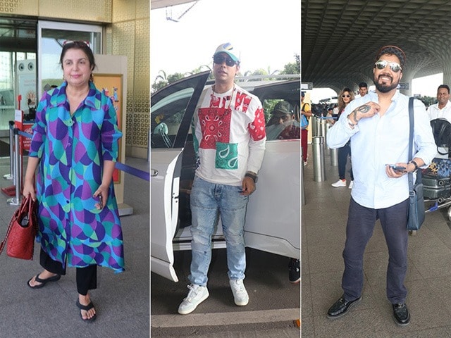 Photo : एयरपोर्ट पर नज़र आए जुबिन नौटियाल, मीका सिंह और फराह खान