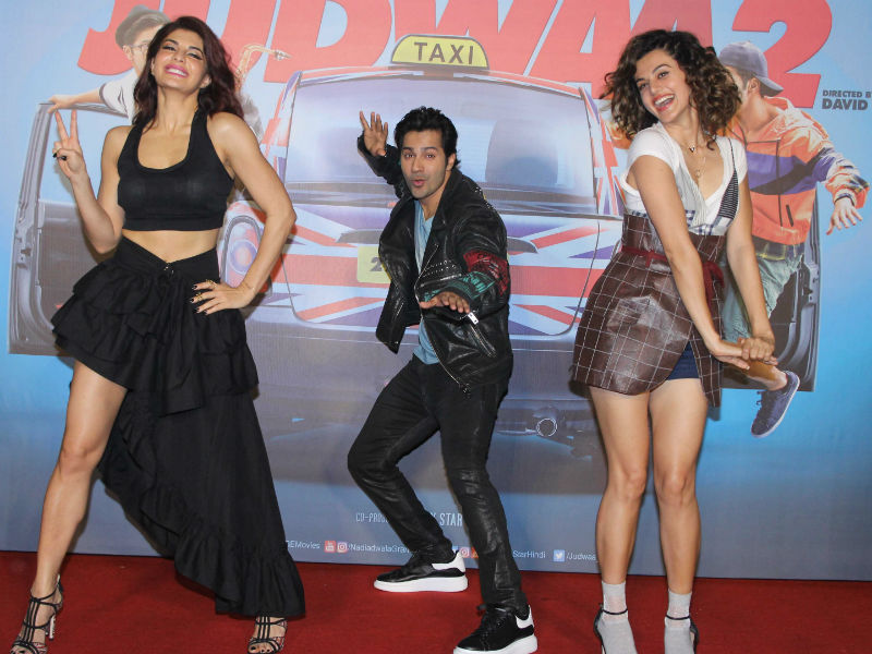 Photo : Judwaa 2 Outing With Varun, Jacqueline And Taapsee