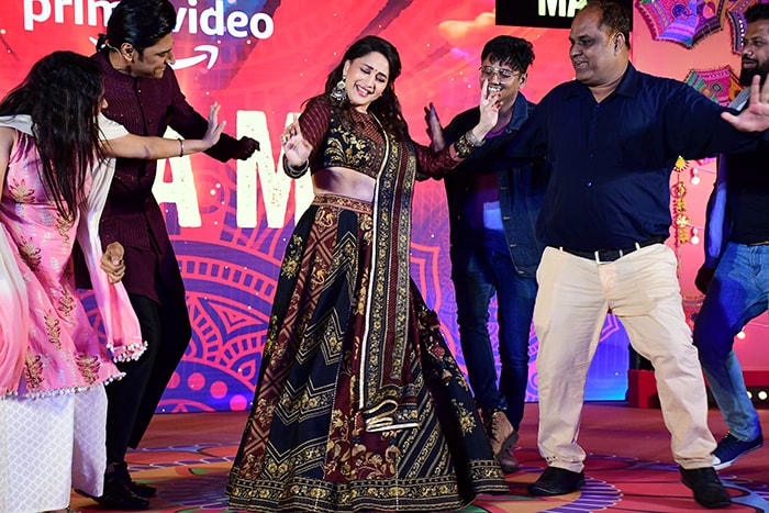 Just Madhuri Dixit\'s Magic At Maja Maa Trailer Launch