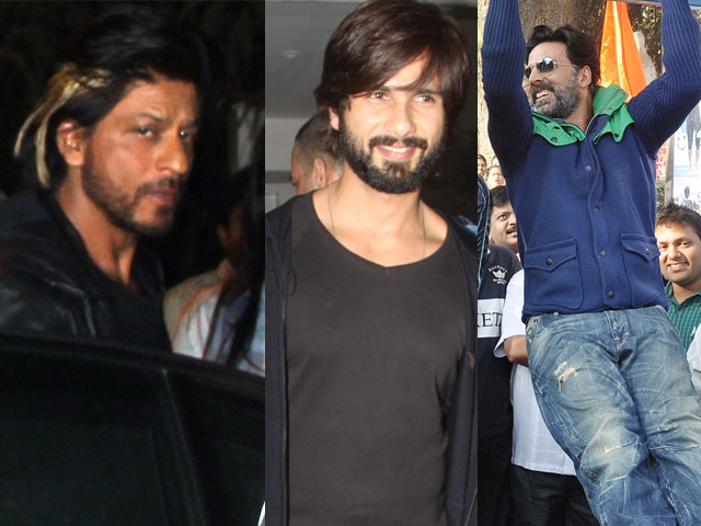 Busy Sunday for Shah Rukh, Shahid, Akshay