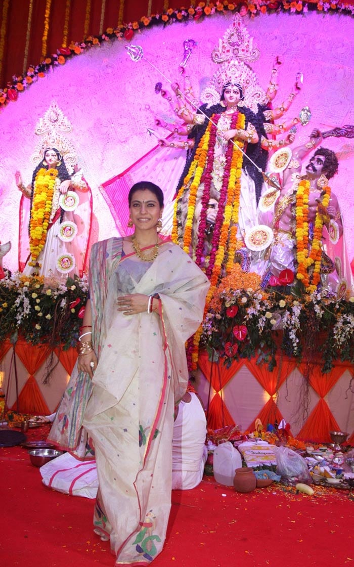 Durga Puja: Kajol the Bengal tigress