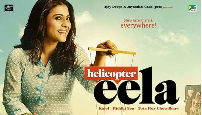 Kajol was next seen in <i>Helicopter Eela</i> that year. The film also starred National award winning actor Riddhi Sen.