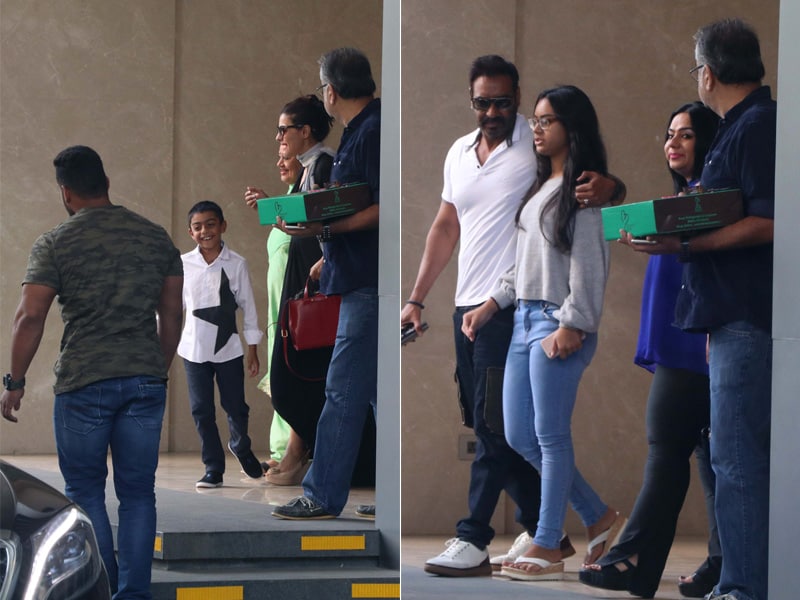 Photo : A Day In The Lives Of Kajol And Ajay Devgn