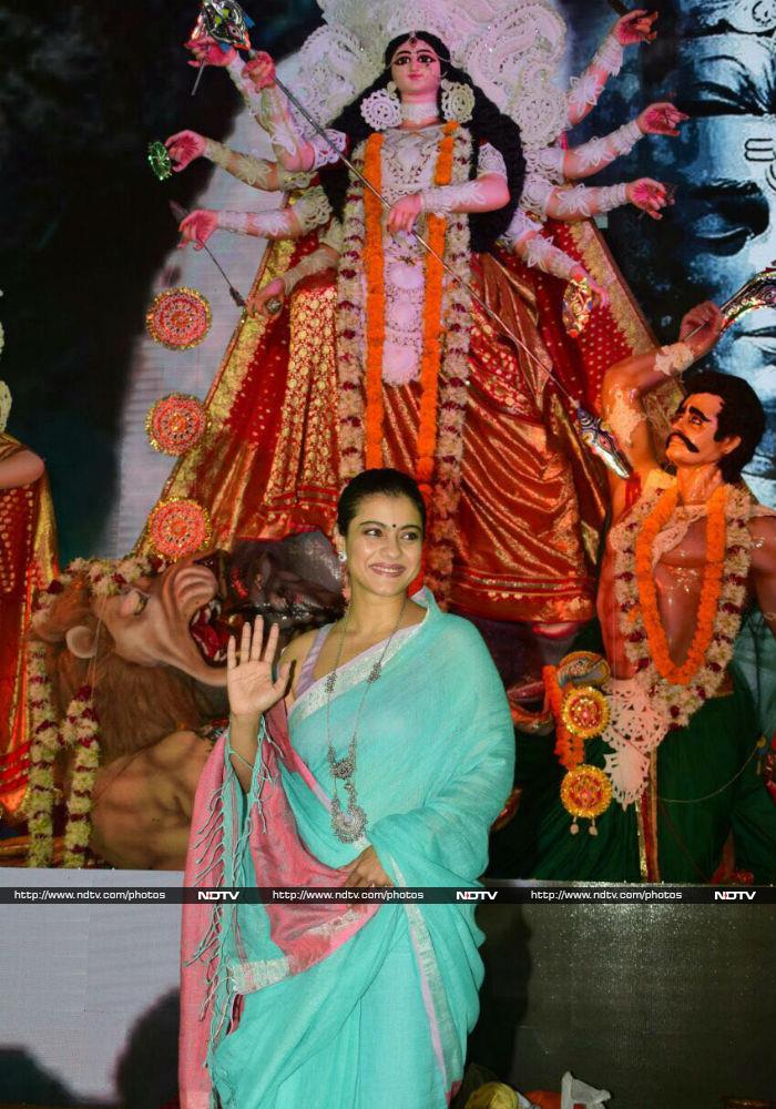 Kajol Begins Durga Puja Celebrations