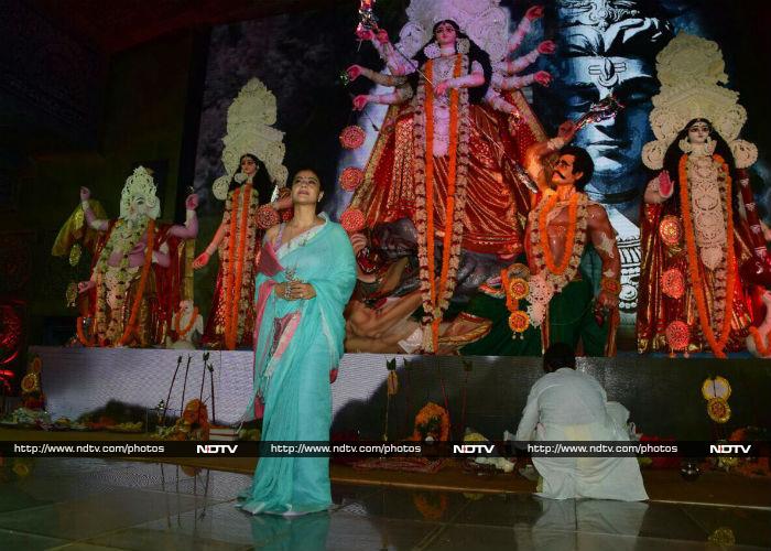 Kajol Begins Durga Puja Celebrations