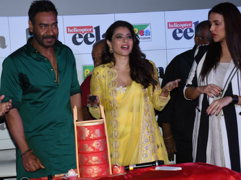 Kajol Celebrates Birthday With Team <i>Helicopter Eela</i>