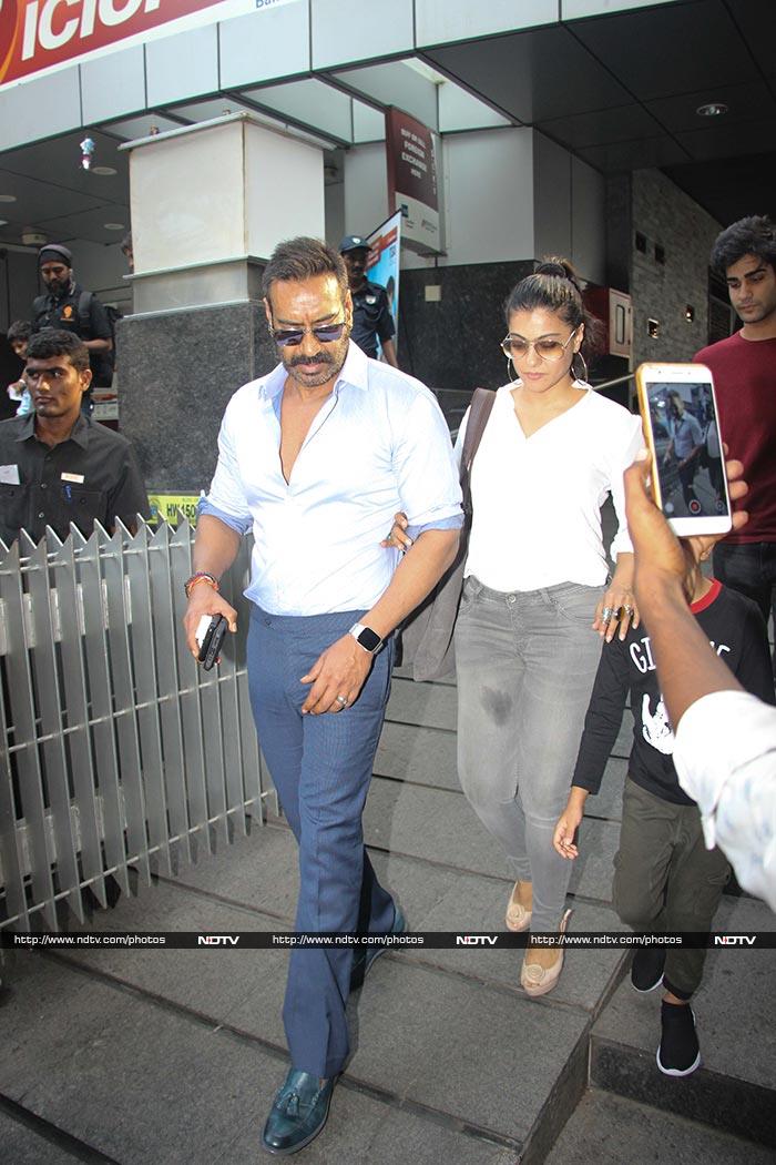 Kajol And Ajay Devgn\'s Fam-Jam With Nysa And Yug