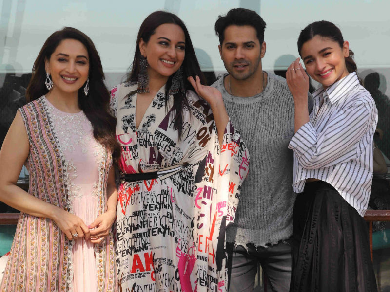 Alia Bhatt, Varun Dhawan, Madhuri Dixit And Sonakshi Sinha On <i>Kalank</i> Duty
