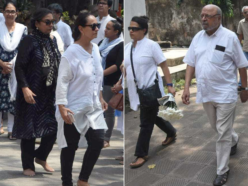 Shabana Azmi, Soni Razdan, Shyam Benegal Attend Kalpana Lajmi's Funeral