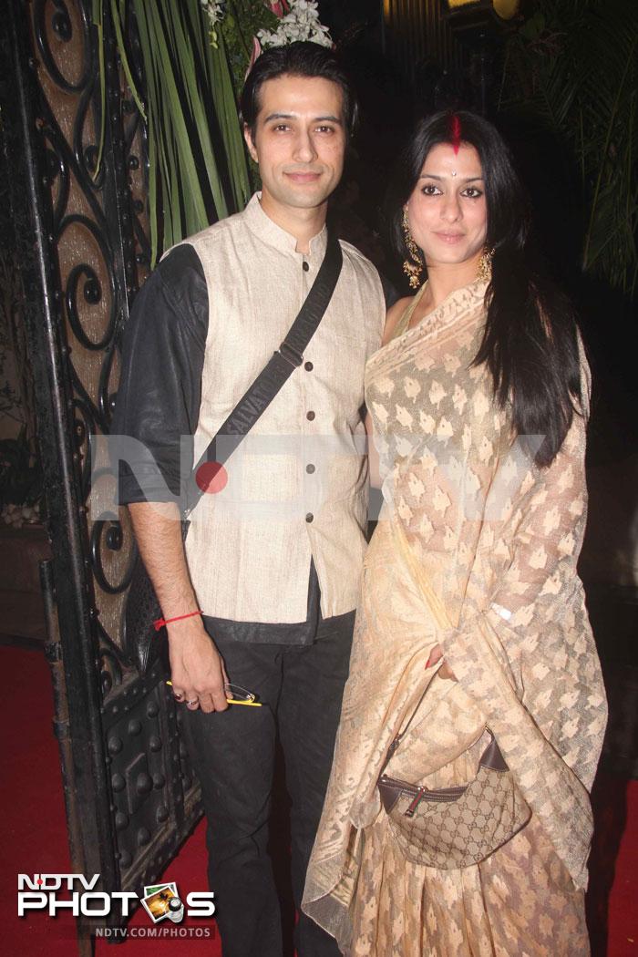 Apoorva Agnihotri and his wife Shilpa Saklani make a rare appearance.