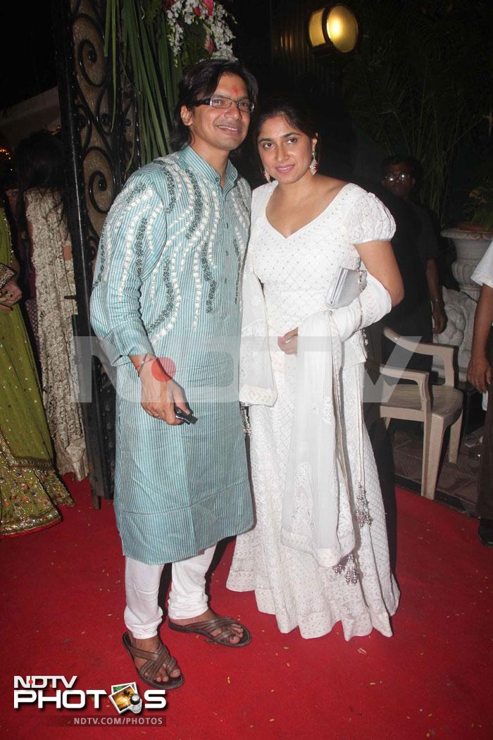 Singer Shaan and his wife Radhika make a perfect couple.