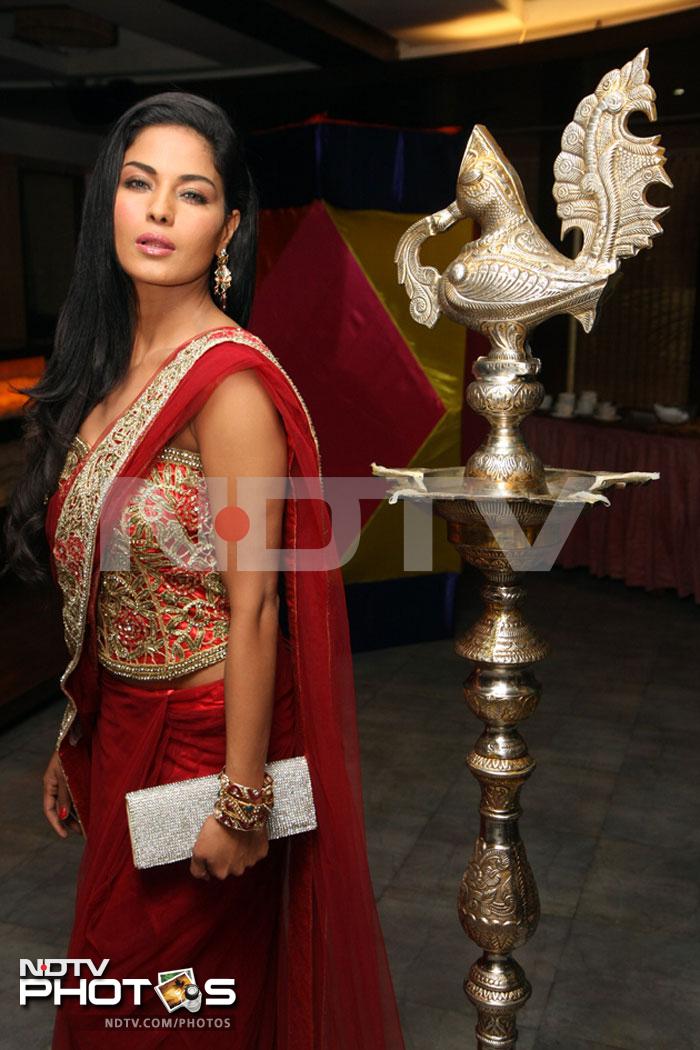 Veena Malik poses for the camera.