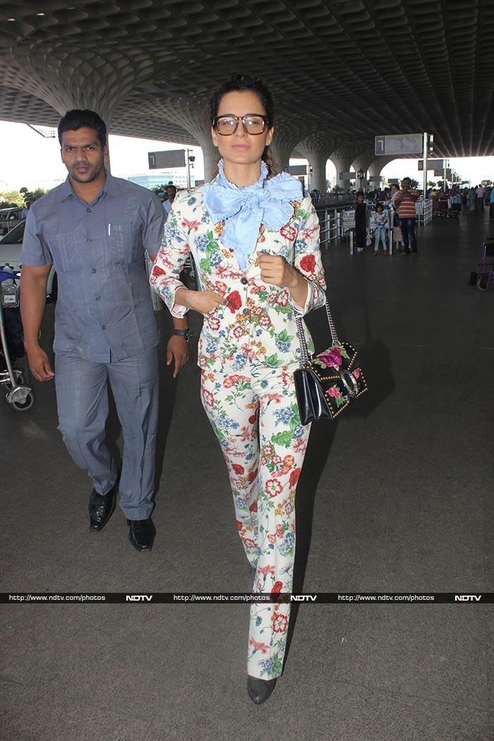 Kangana Ranaut, The Queen Of Airport Fashion