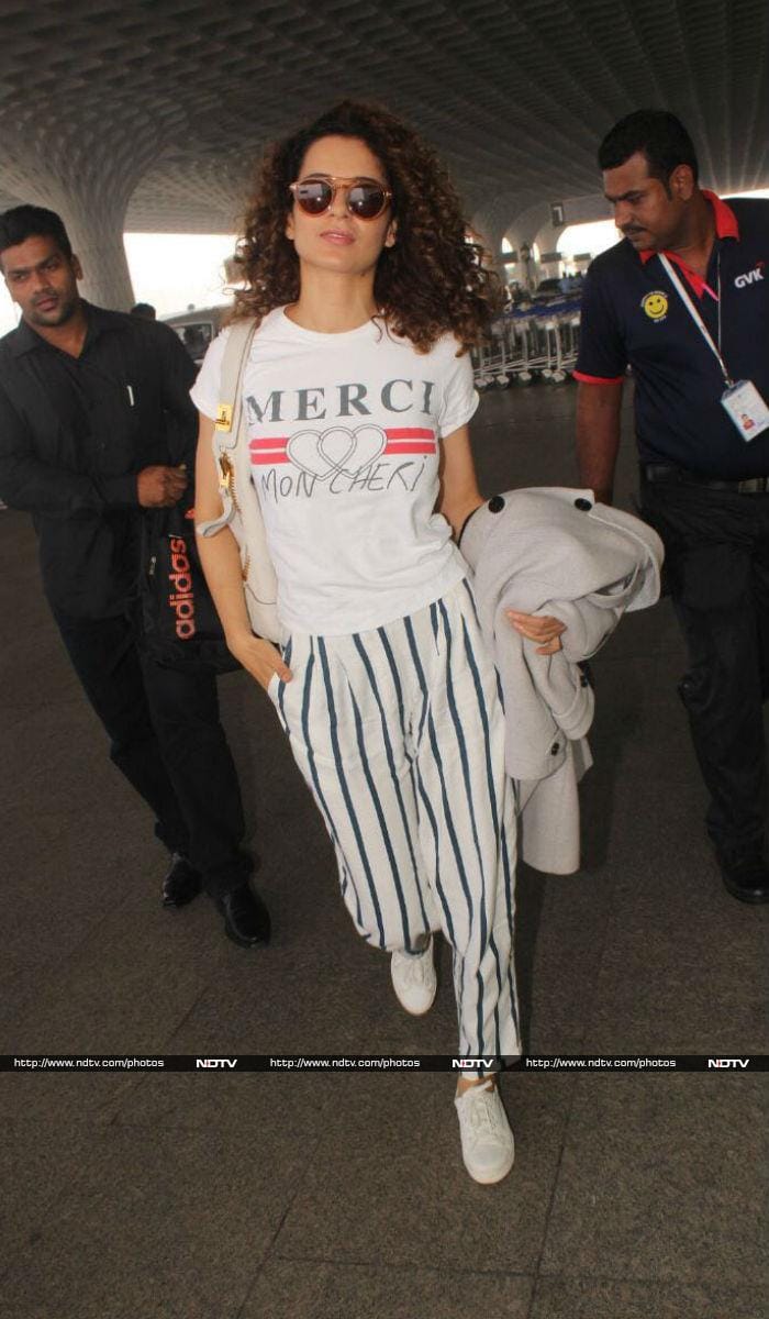 Kangana Ranaut, The Queen Of Airport Fashion