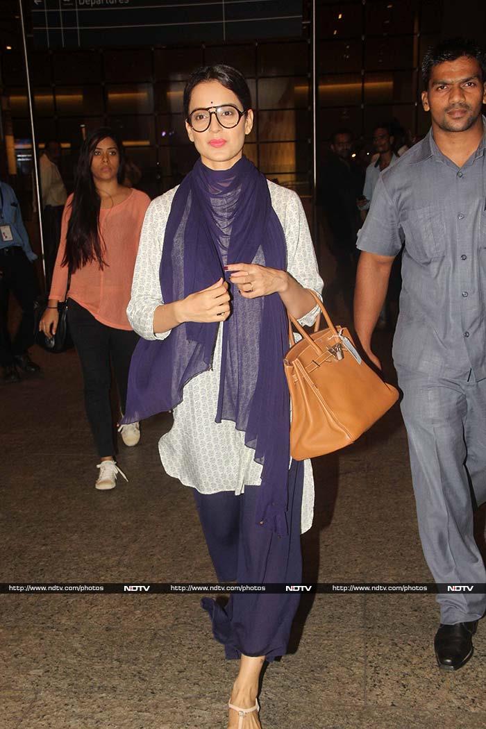 Yes, This Actress at the Airport is Kangana Ranaut