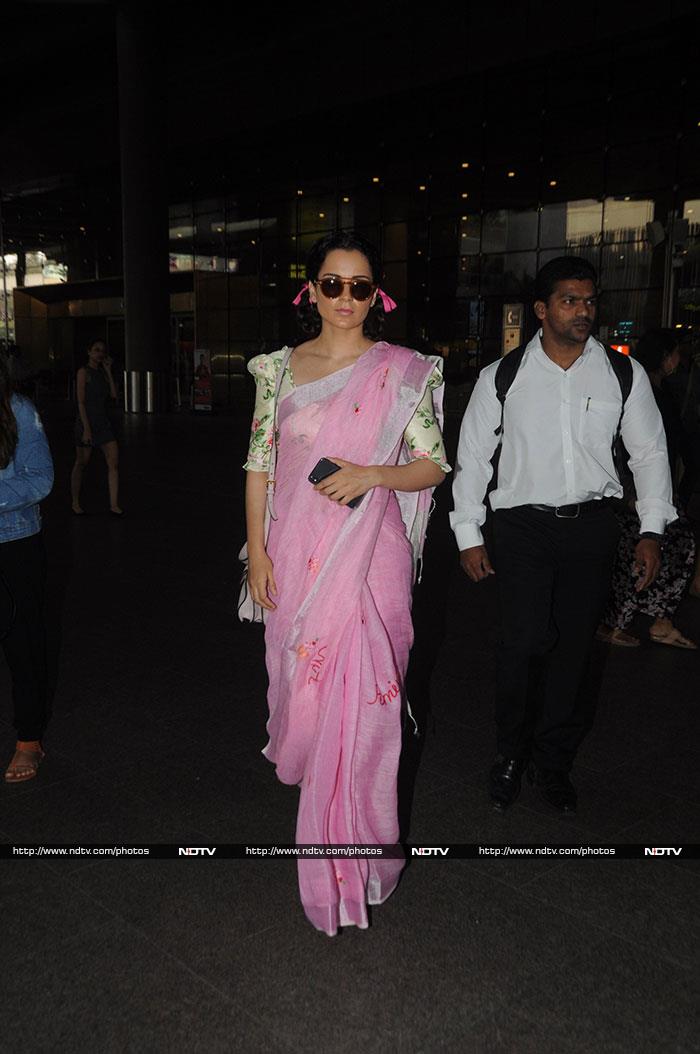 Make Way For Kangana Ranaut - The Queen Of Airport Looks