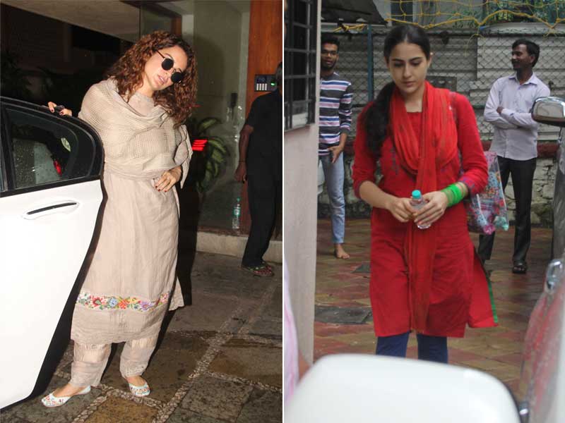 Take Notes From Sara And Kangana's Traditional Style