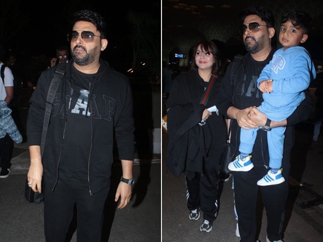 Photo : Kapil Sharma And Ginni Chatrath's Fam-Jam At The Airport