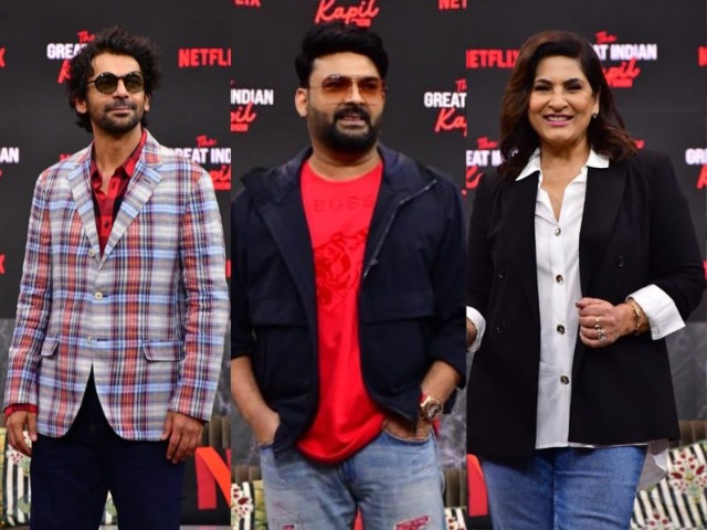Kapil Sharma, Sunil Grover And Others' Fun-Filled Moments At Press Meet Kapil Sharma, Sunil Grover And Others' Fun-Filled Moments At Press Meet