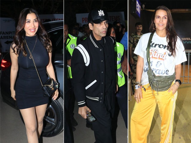 Karan Johar, Neha Dhupia And Other Stars Witness Magic At Karan Aujla's Concert 