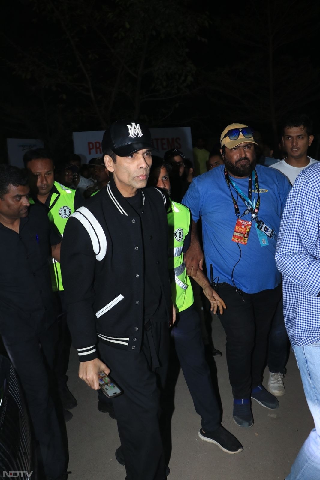 Karan Johar arrived in style at  Karan Aujla's concert. (Image Courtesy: Varinder Chawla)