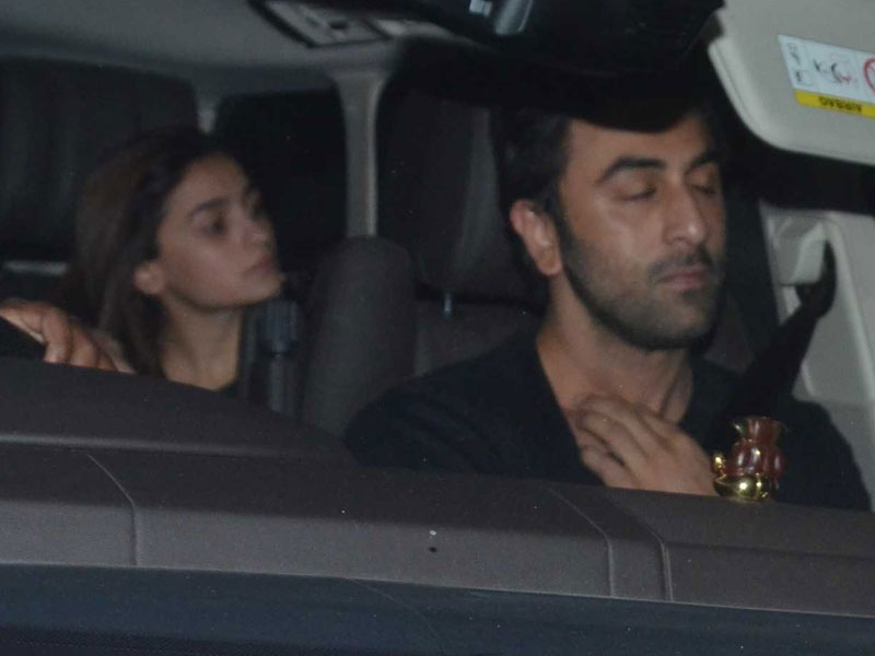 Pics: Alia Bhatt, Ranbir Kapoor, Sidharth Malhotra Visit Karan Johar Late At Night