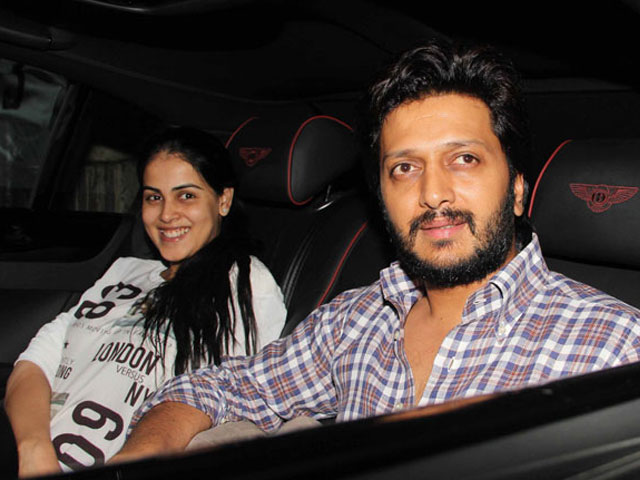 Riteish, Genelia's Valentine's Day Date