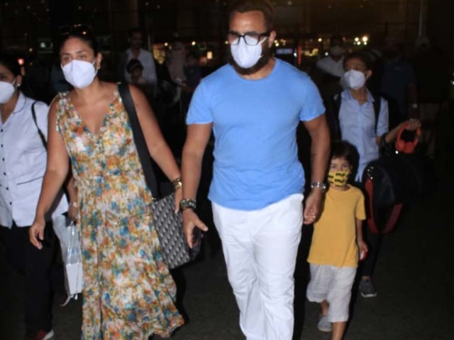 Kareena And Fam Return From Maldives