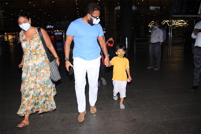 Kareena And Fam Return From Maldives