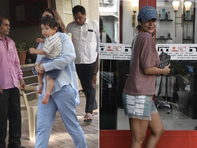 Kareena And Jeh's Day Out, Malaika's Mumbai Casual