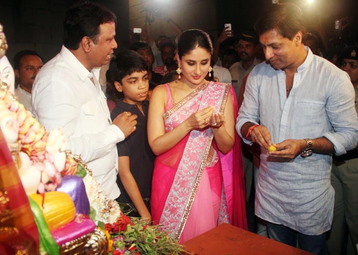 Ganesh Chaturthi with Kareena, Govinda, Jeetendra