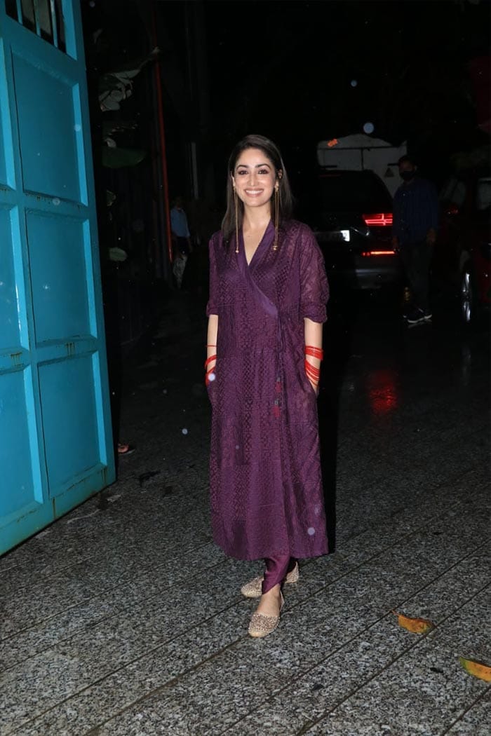 All hearts for Yami Gautam's million-dollar smile - she had a work appointment at Maddock Films' office.