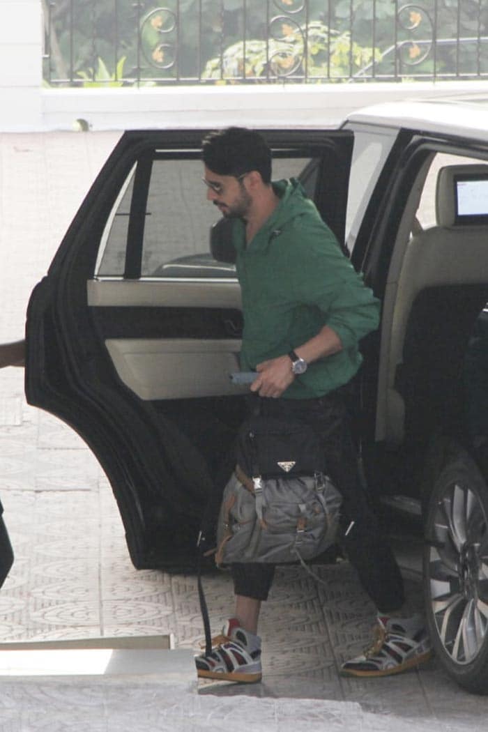 Sidharth Malhotra was also photographed in the city.