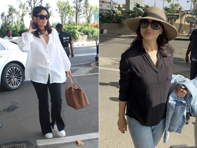 Photo : Kareena Kapoor And Preity Zinta Are Stylish Lessons In How To Ace The Airport Look