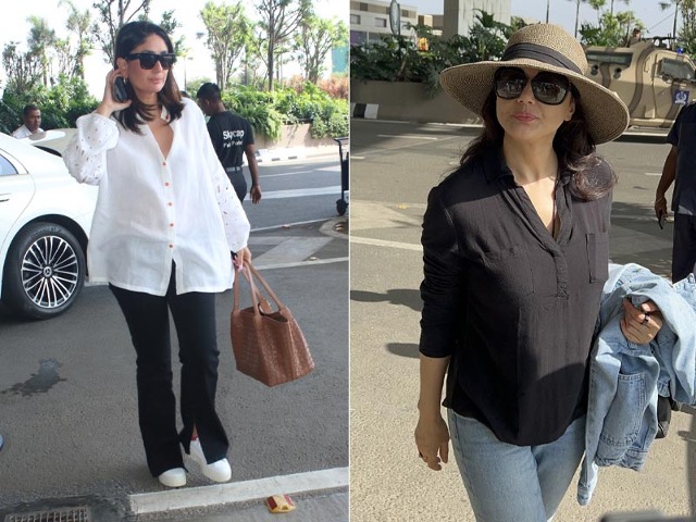 Kareena Kapoor And Preity Zinta Are Stylish Lessons In How To Ace The Airport Look Kareena Kapoor And Preity Zinta Are Stylish Lessons In How To Ace The Airport Look