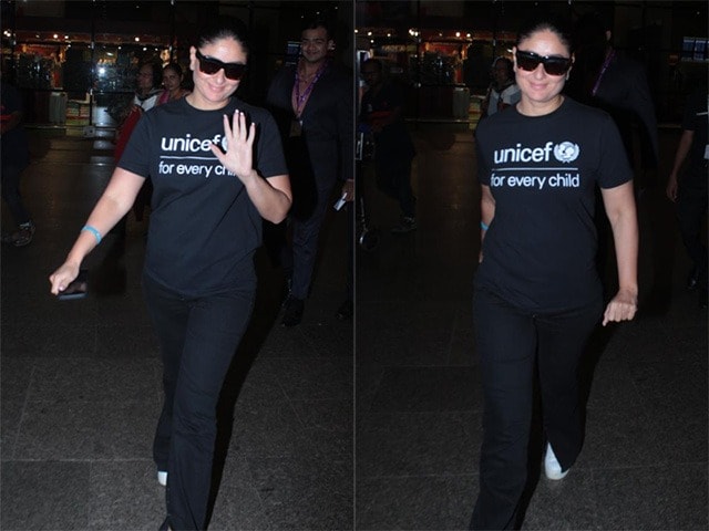 Photo : Kareena Kapoor Spells Black Magic At Airport