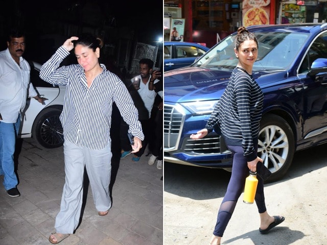 Photo : Kareena Kapoor And Aditi Rao Hydari Are Stripe Mates