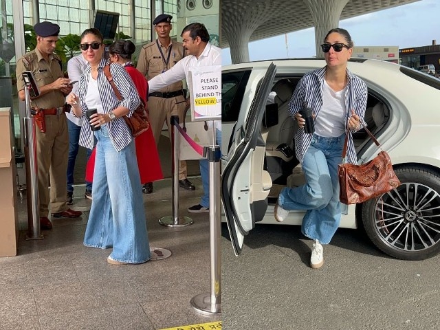 Photo : Kareena Kapoor's Summer Airport Style Is In A League Of Its Own