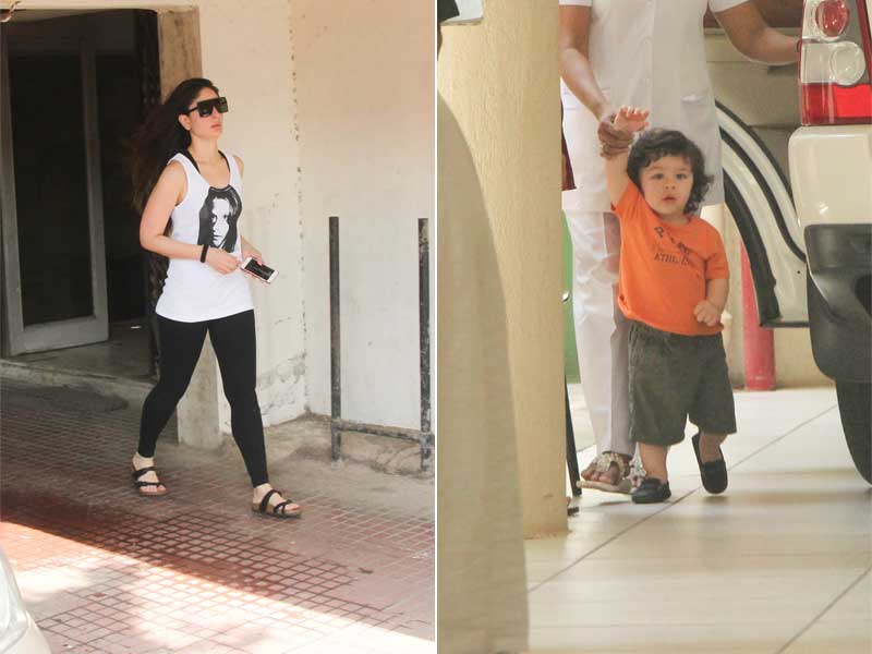 On Kareena's Workout Day, Taimur Spends Time With <I>Nani</I>